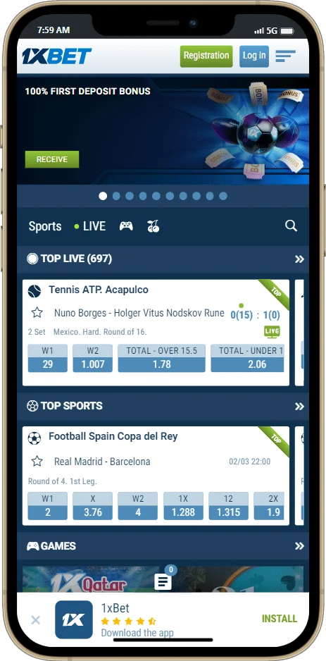 1xBet APK